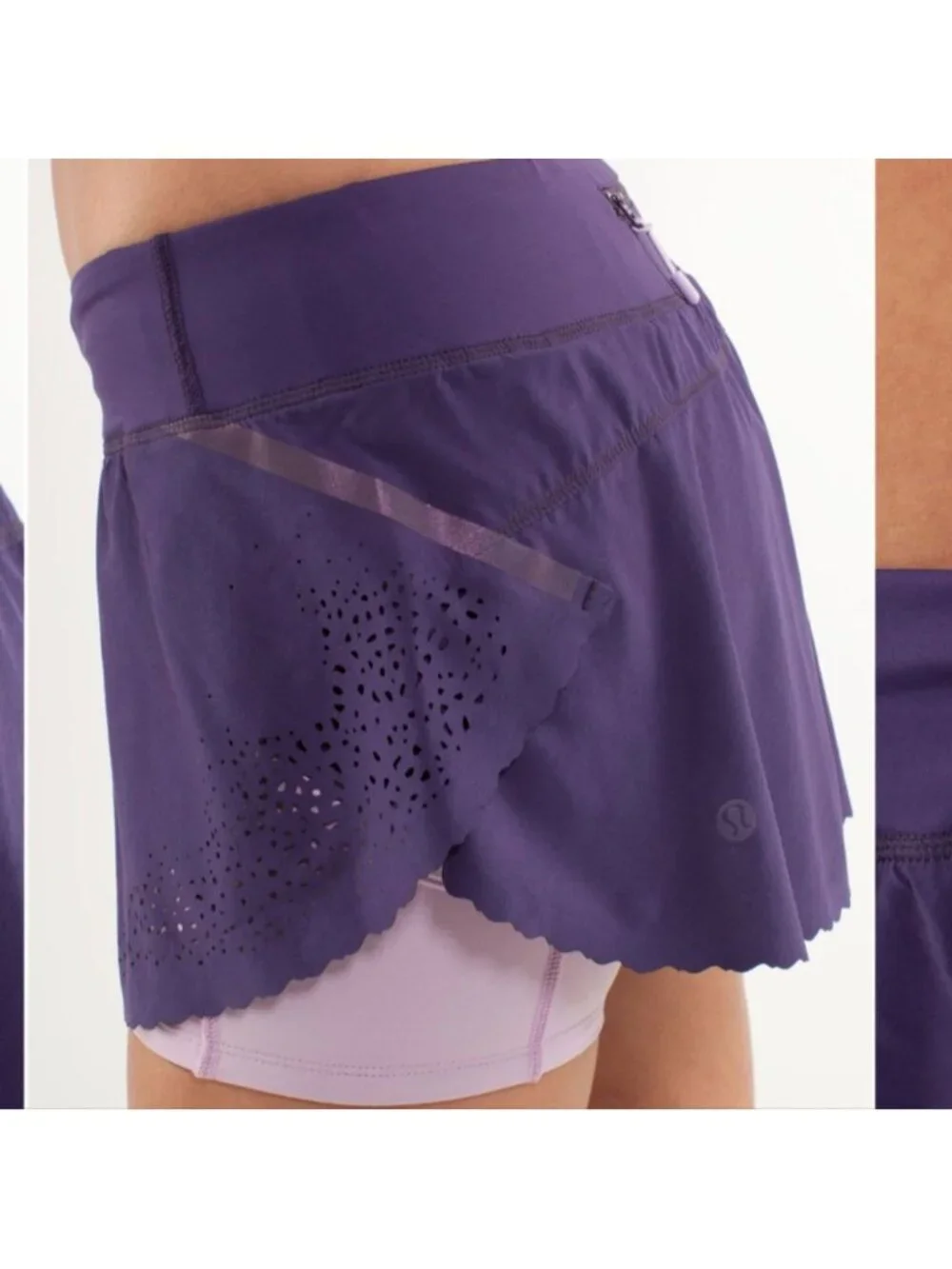 Lululemon Run A Marathon Skirt Concord Grape / Rose Quartz